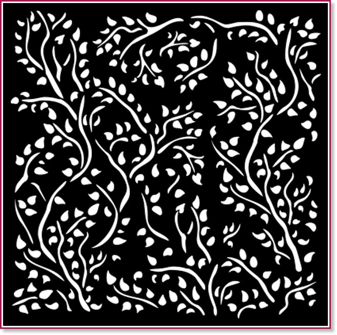 ������ Stamperia - ����� � ����� - 12 x 12 cm �� ���������� House of Roses - 