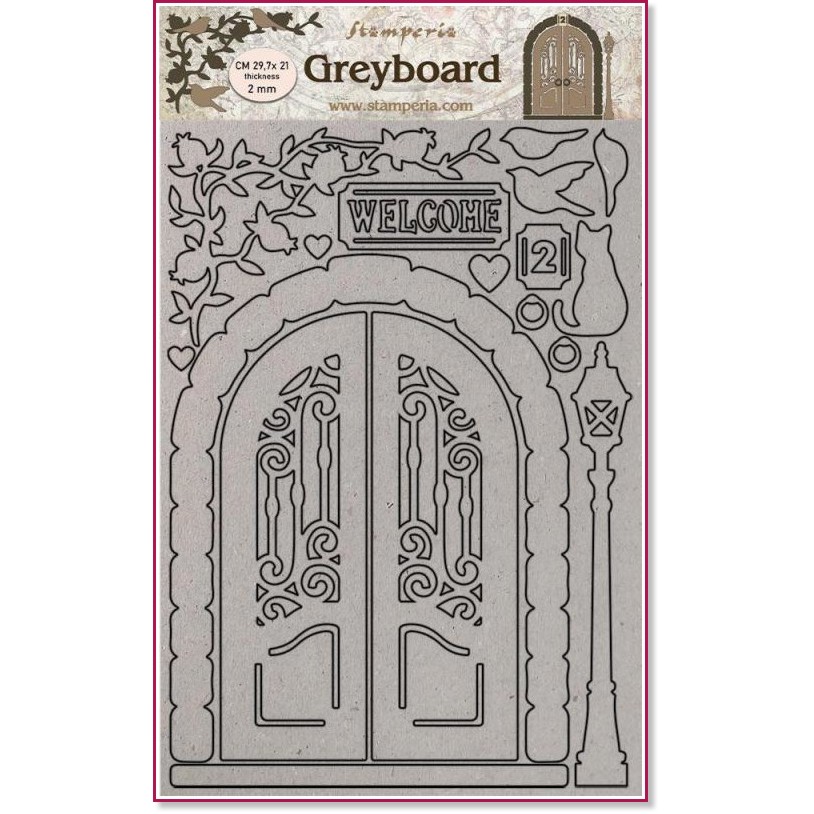 ��������� ������� Stamperia - ������ ����� - A4 �� ���������� Casa Granada - 