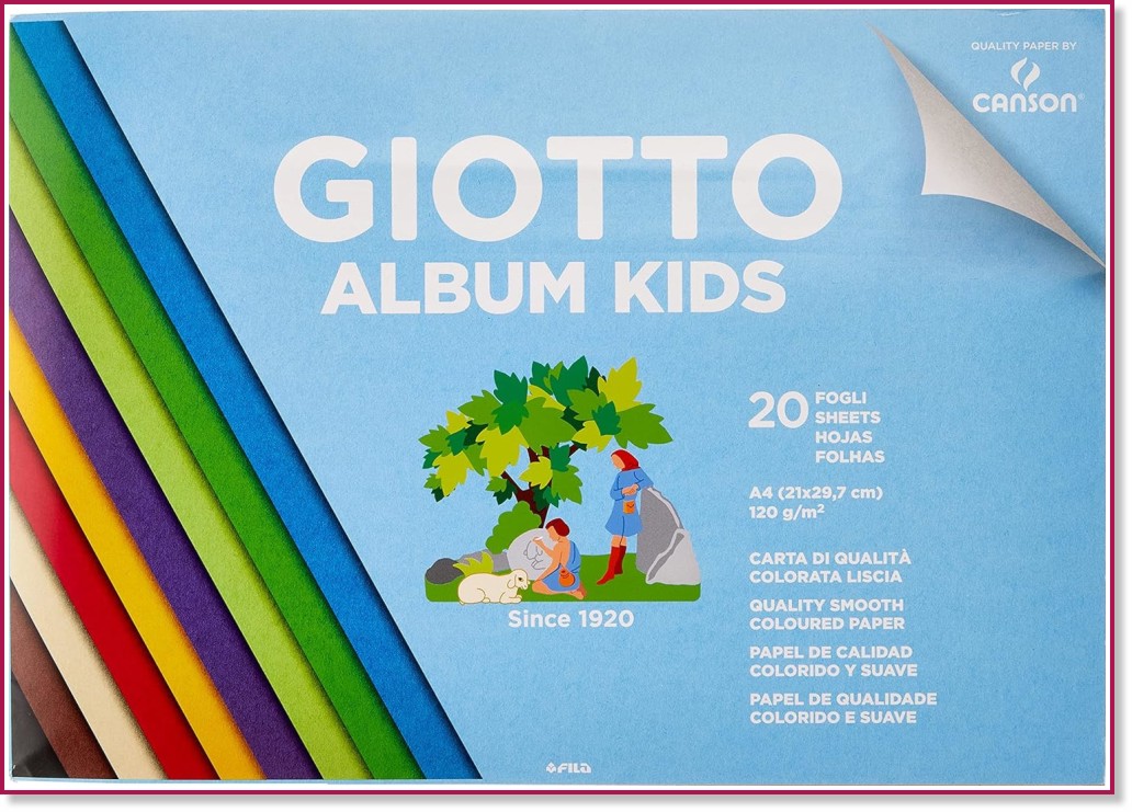   Giotto - 20 , A4, 120 g/m<sup>2</sup> - 