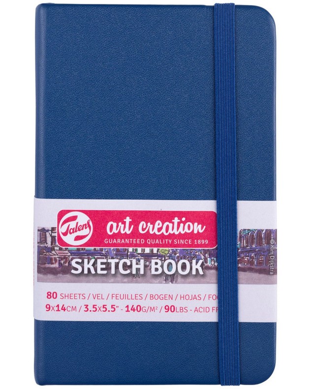 ������� �� �������� Royal Talens Navy Blue - 80 �����, 140 g/m<sup>2</sup> �� ������� Art Creation - �������
