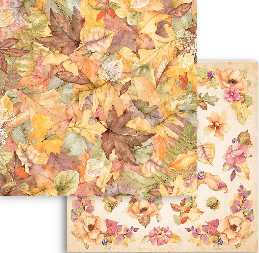 ������ �� ����������� Stamperia - ����� - 30.5 x 30.5 cm �� ���������� Woodland - 