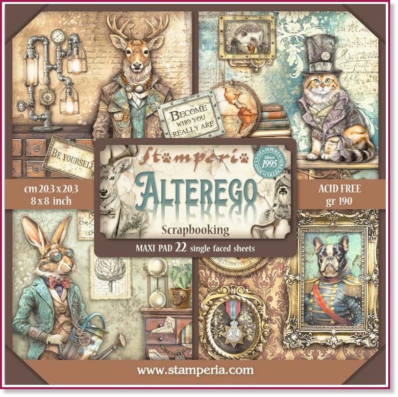 ������ �� ����������� Stamperia �������� - 22 ����� �� ���������� Alterego - 