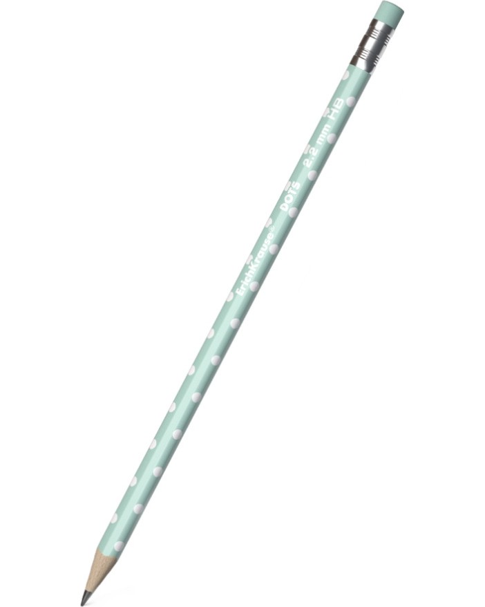 Графитен молив HB Erich Krause Dots 2.2 mm Графитен молив HB Erich Krause Dots 2.2 mm - С гумичка -