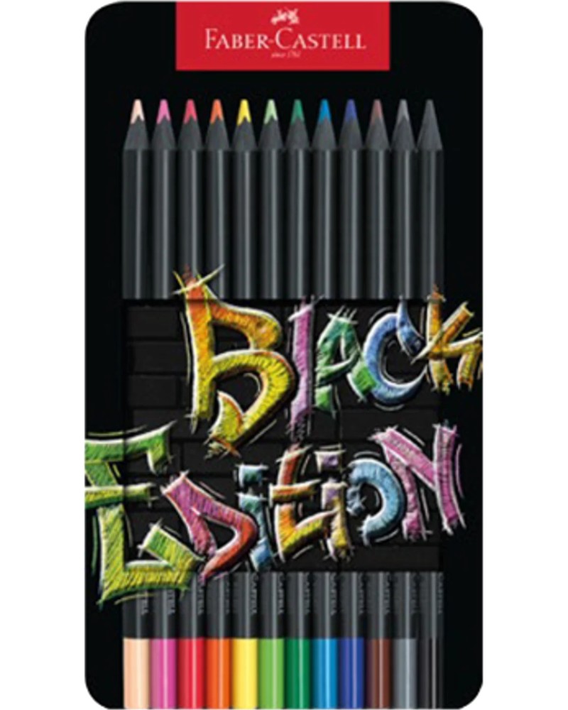   Faber-Castell - 12, 24, 36  100       Black Edition - 