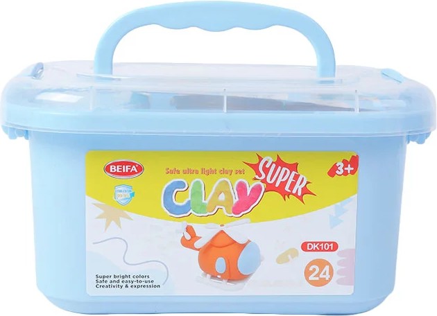 Пластилин Beifa DK101 Пластилин Beifa DK101 - 24 цвята -