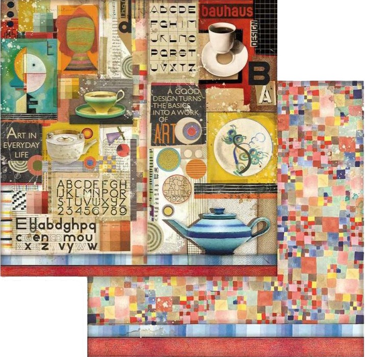 ������ �� ����������� Stamperia - ���� - 30.5 x 30.5 cm �� ���������� Bauhaus - 