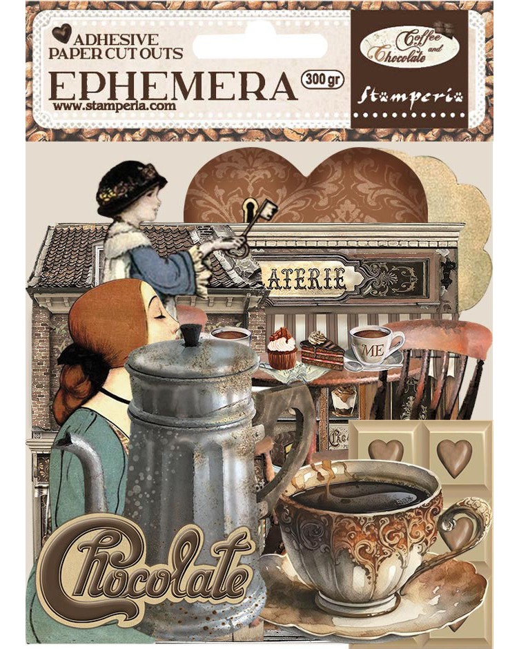     Stamperia -    - 37    Coffee and chocolate - 