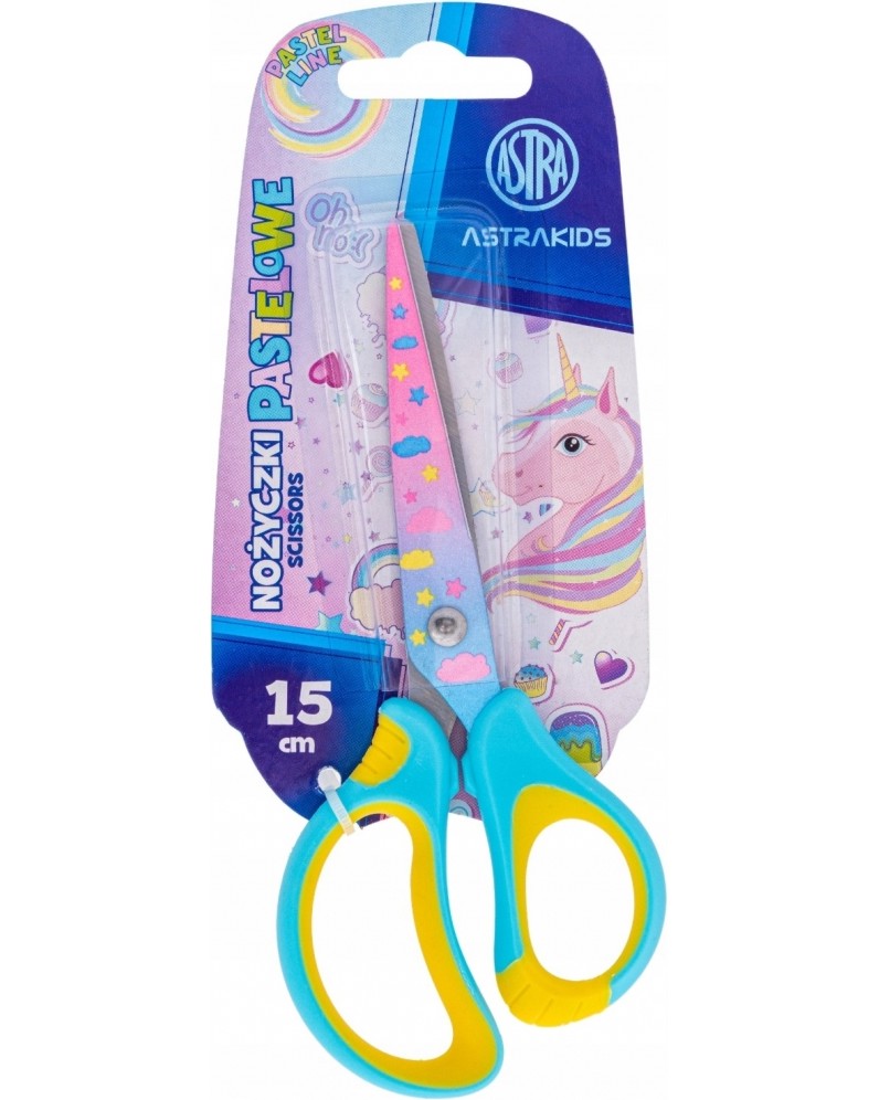 Детска ножица Astra S.A. - Еднорог Детска ножица Astra S.A. - Еднорог - 15 cm -