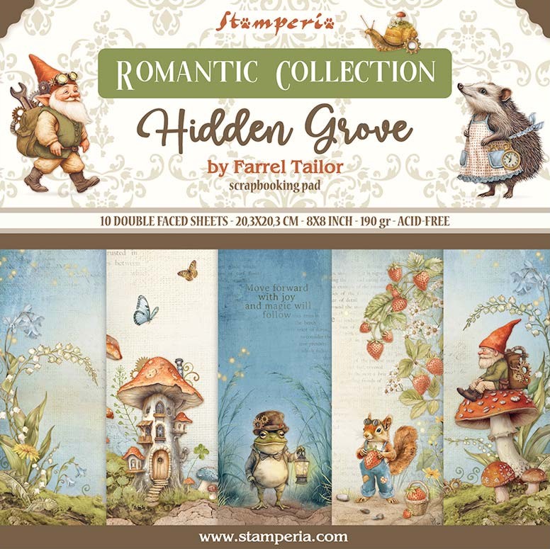 ������ �� ����������� Stamperia - 10 ����� �� ���������� Hidden Grove - 