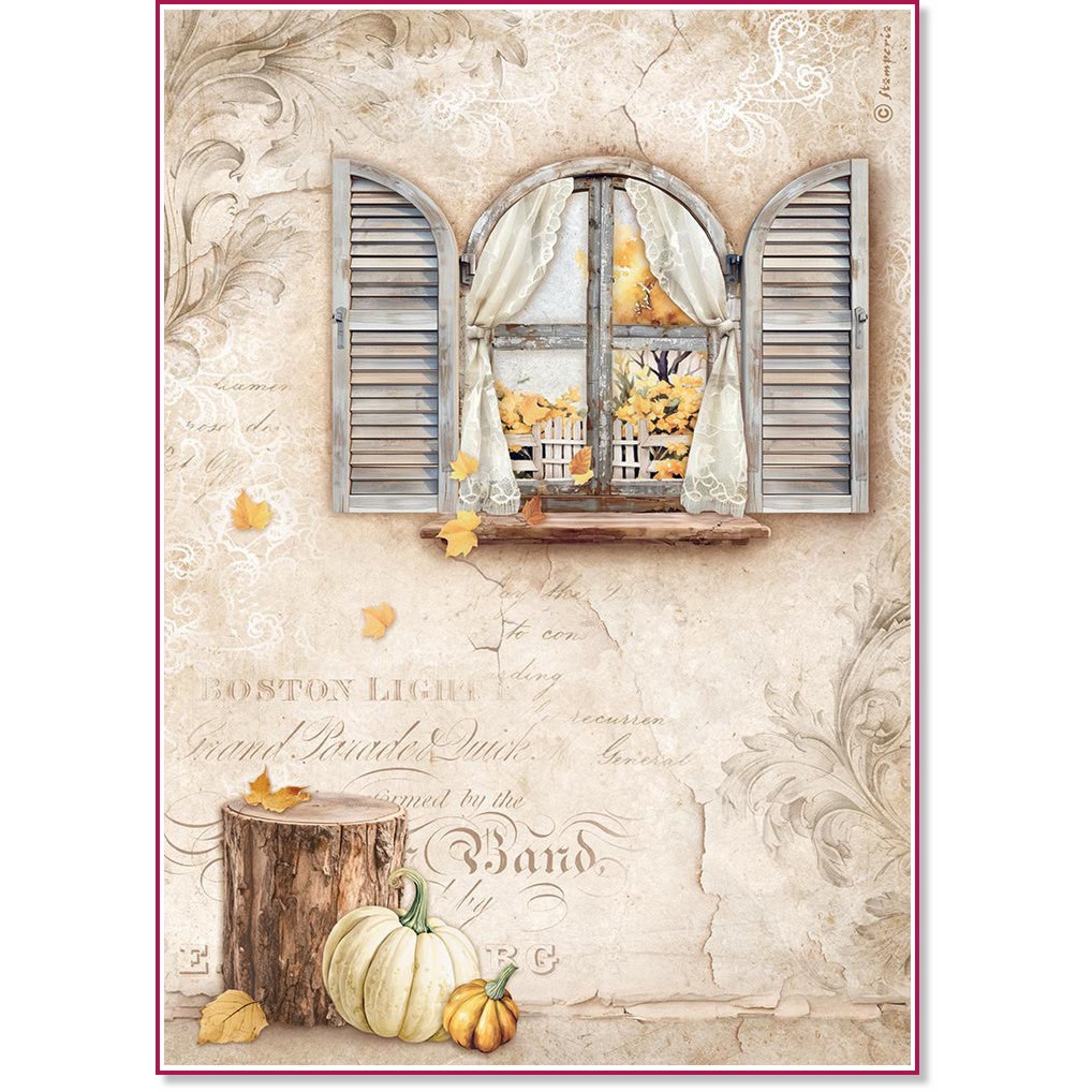   Stamperia -  - A4   Golden Harmony - 