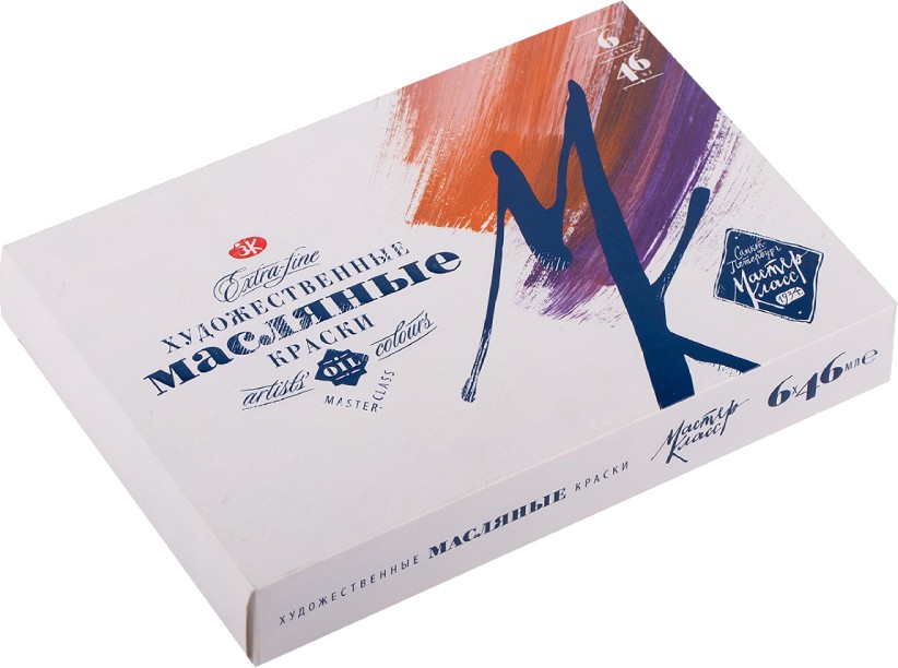 Маслени бои Невская Палитра Маслени бои Невская Палитра - 6 цвята x 46 ml от серията Master class - боя