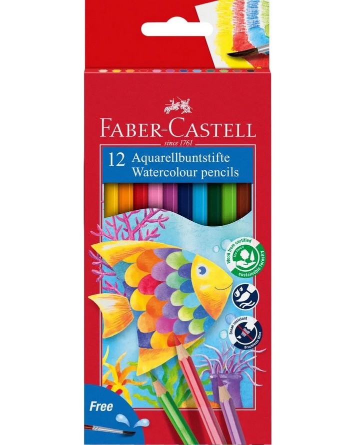 ��������� ������ Faber-Castell - 12, 24, 36 ��� 48 ����� � ����� - 