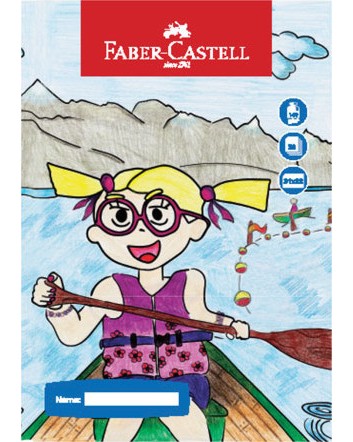 Скицник за рисуване Faber-Castell Скицник за рисуване Faber-Castell - 20 листа с размери 32 х 22 cm - скицник