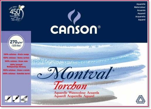     ,    Canson Montval Torchon - 270 g/m<sup>2</sup> - 