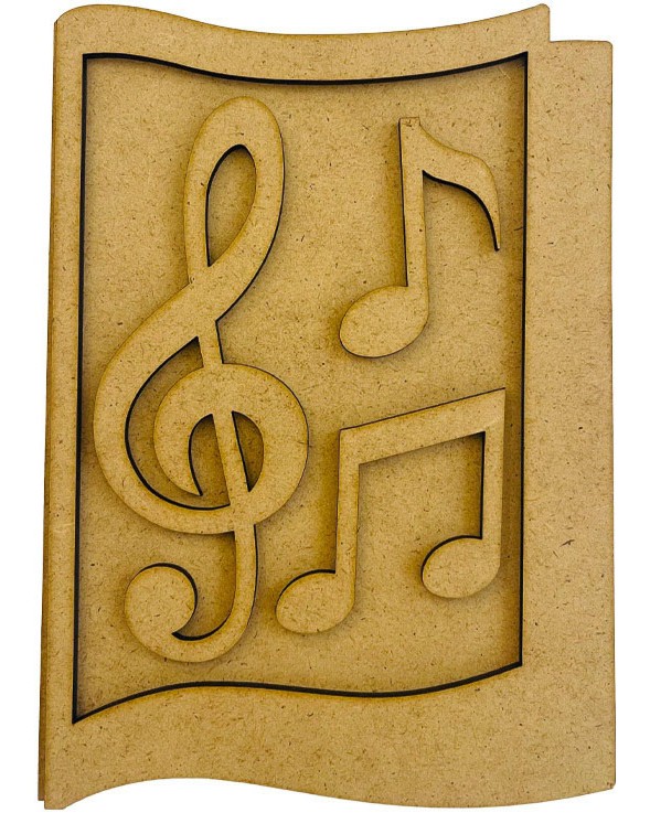    MDF Stamperia - 5    Music - 