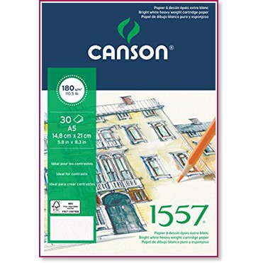    Canson 1557 Dessin - 180 g/m<sup>2</sup> - 