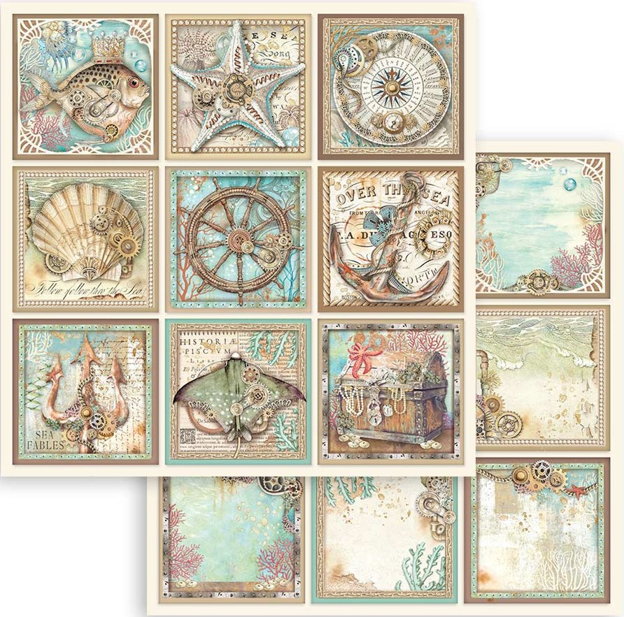 ������ �� ����������� Stamperia - ������ - 30.5 x 30.5 cm �� ���������� Songs Of The Sea - 