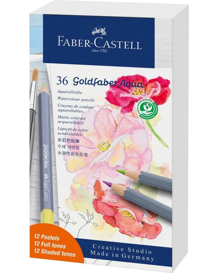 ��������� ������ Faber-Castell - 36 ����� �� ������� Goldfaber - 