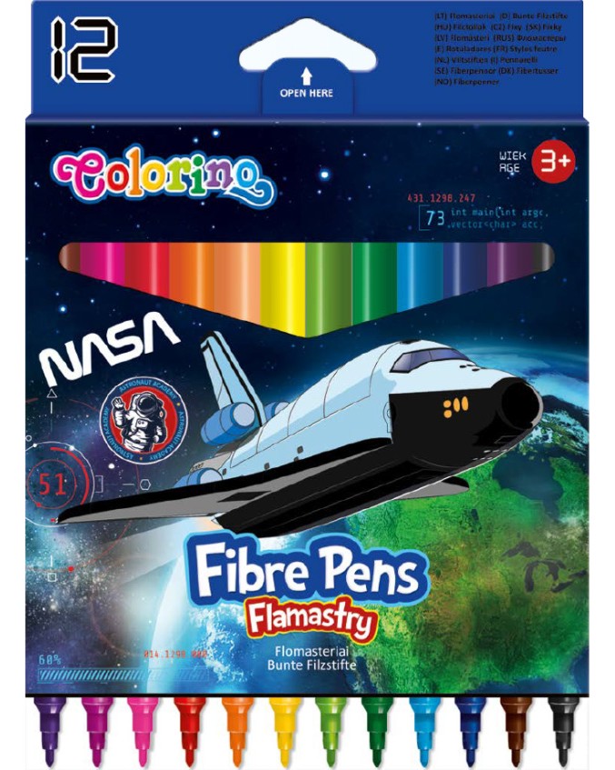 ���������� Colorino Kids - ������� - 12 ����� �� ������� Nasa - 