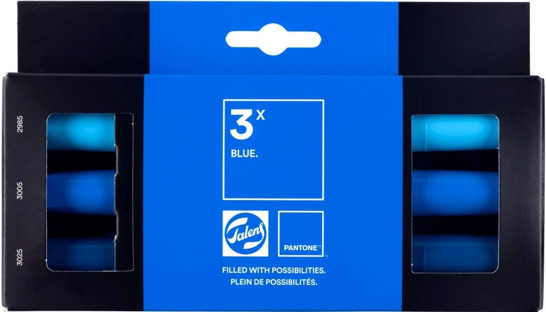 �������� ������� Royal Talens Blue - 3 ����� �� ������� Pantone - 