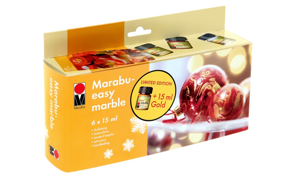     Marabu Easy marble - 6 x 15 ml - 