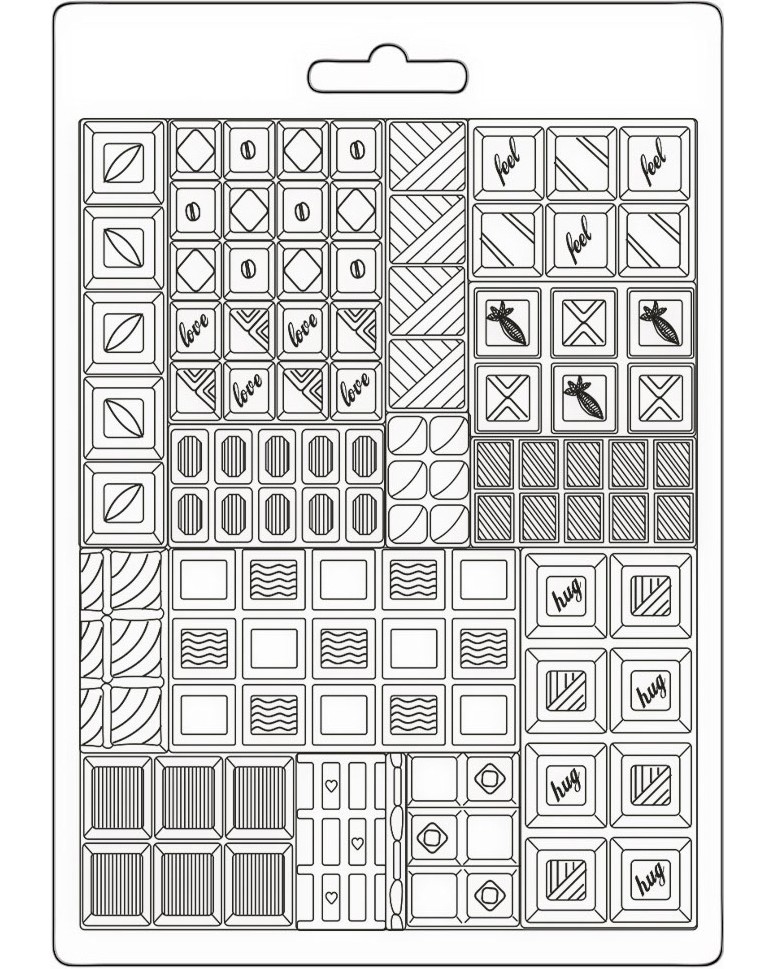 3D  Stamperia -  - 15 x 21 cm   Coffee and chocolate - 