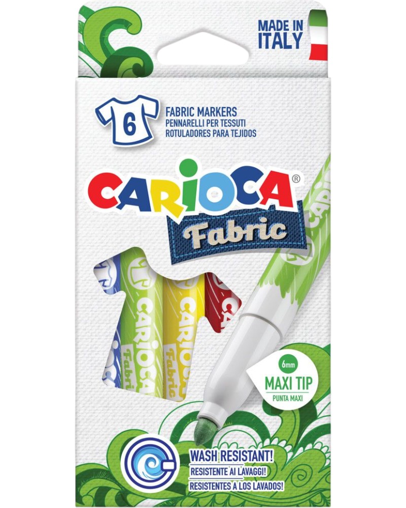 ������� �� ������� Carioca Fabric - 6 ����� - 