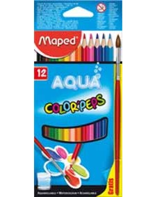   Maped Aqua - 12      Color' Peps - 