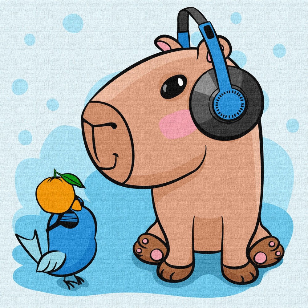 �������� �� ������ Ideyka - Capybara - 30 x 30 cm - 