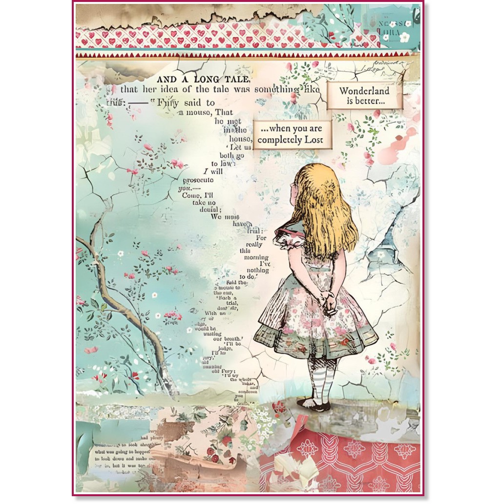   Stamperia -  - A4   Alice - 