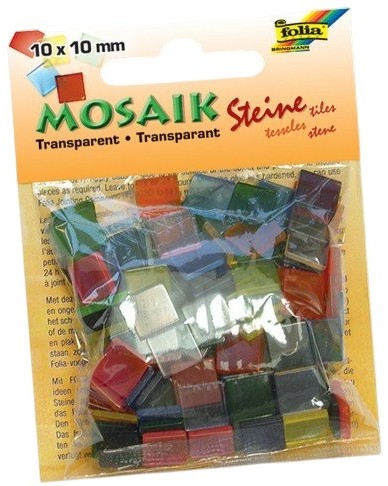 Прозрачни елементи за мозайка Folia Bringmann Прозрачни елементи за мозайка Folia Bringmann - 190 броя -