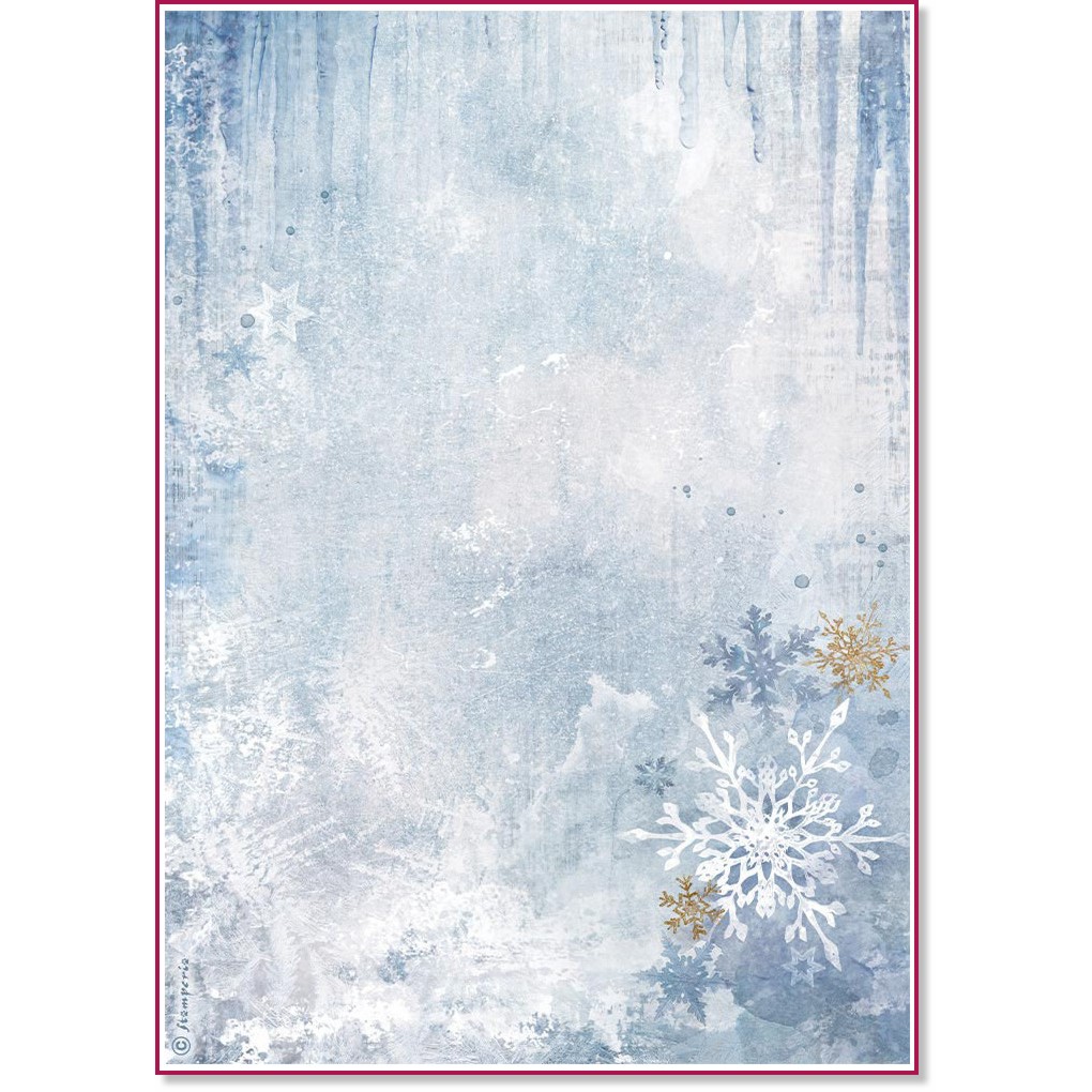   Stamperia -   - A4   Dewdrops - 