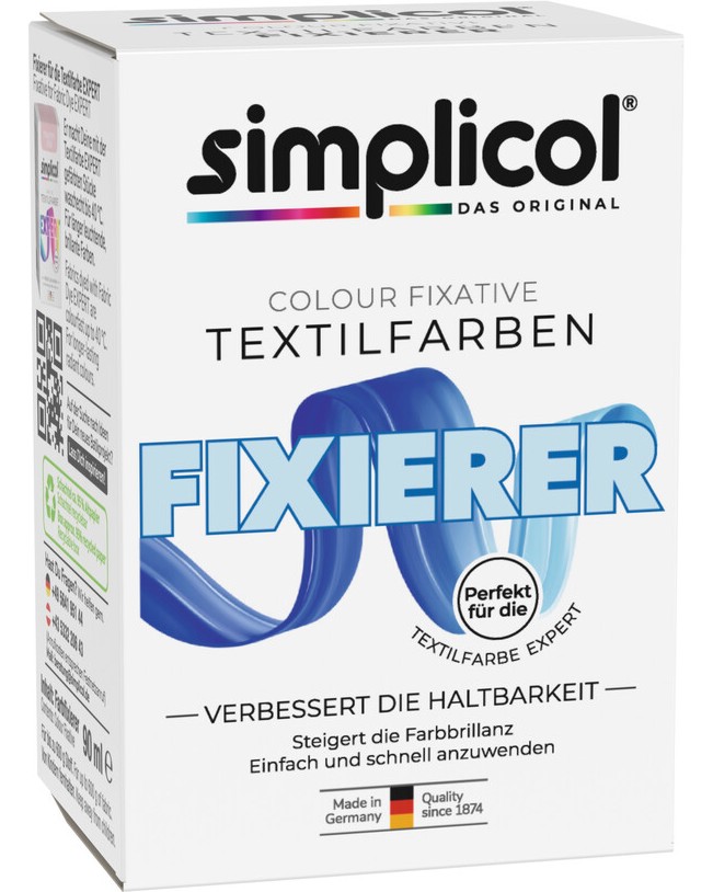 Фиксатор за текстилни бои Simplicol Фиксатор за текстилни бои Simplicol - 90 g -
