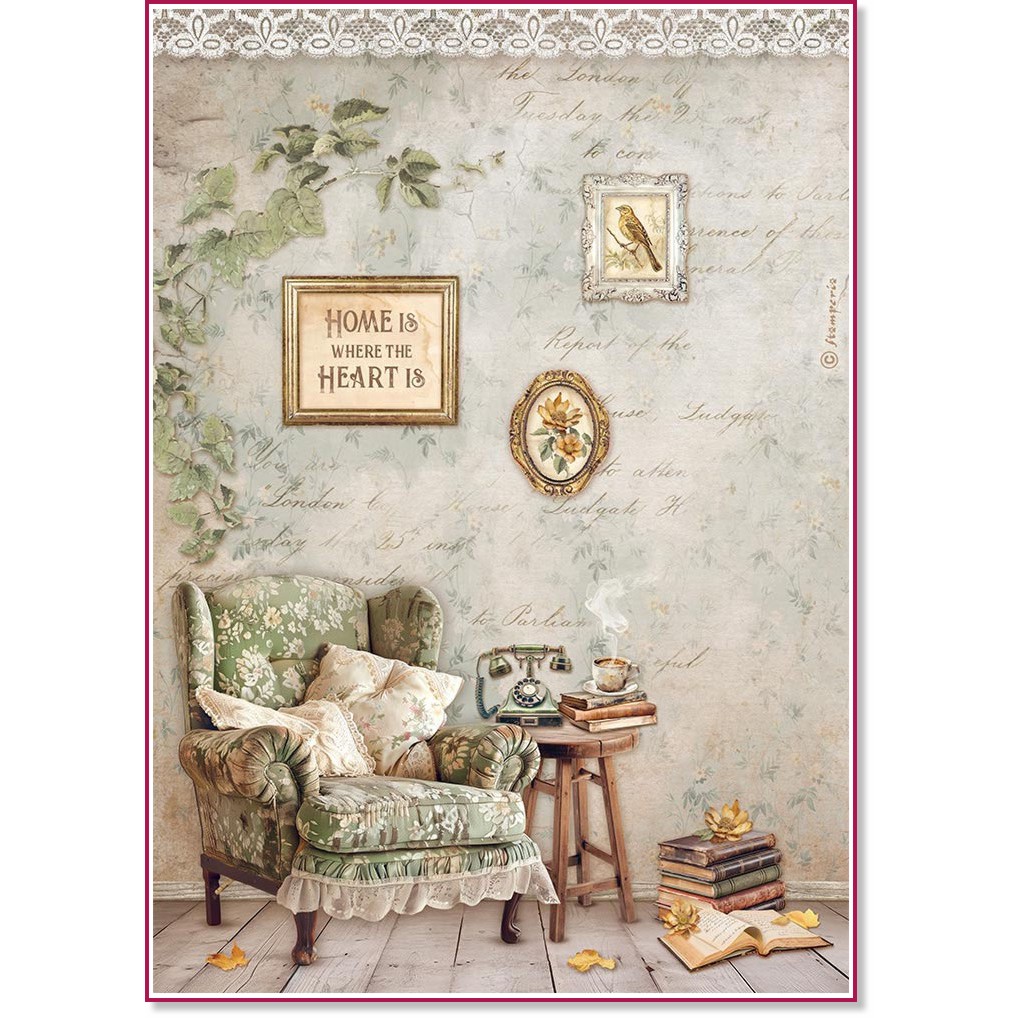   Stamperia -  - A4   Golden Harmony - 