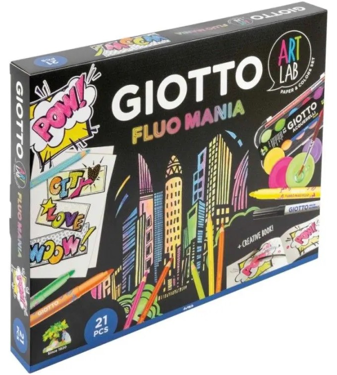 �������� �� �������� Giotto Art Lab Fluo Mania - 21 ����� - 