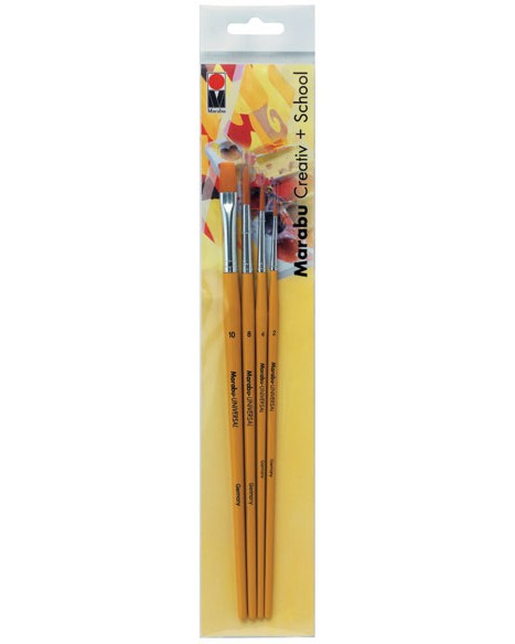 ����� �� �������� Marabu Creativ and School - 4 ���� - 