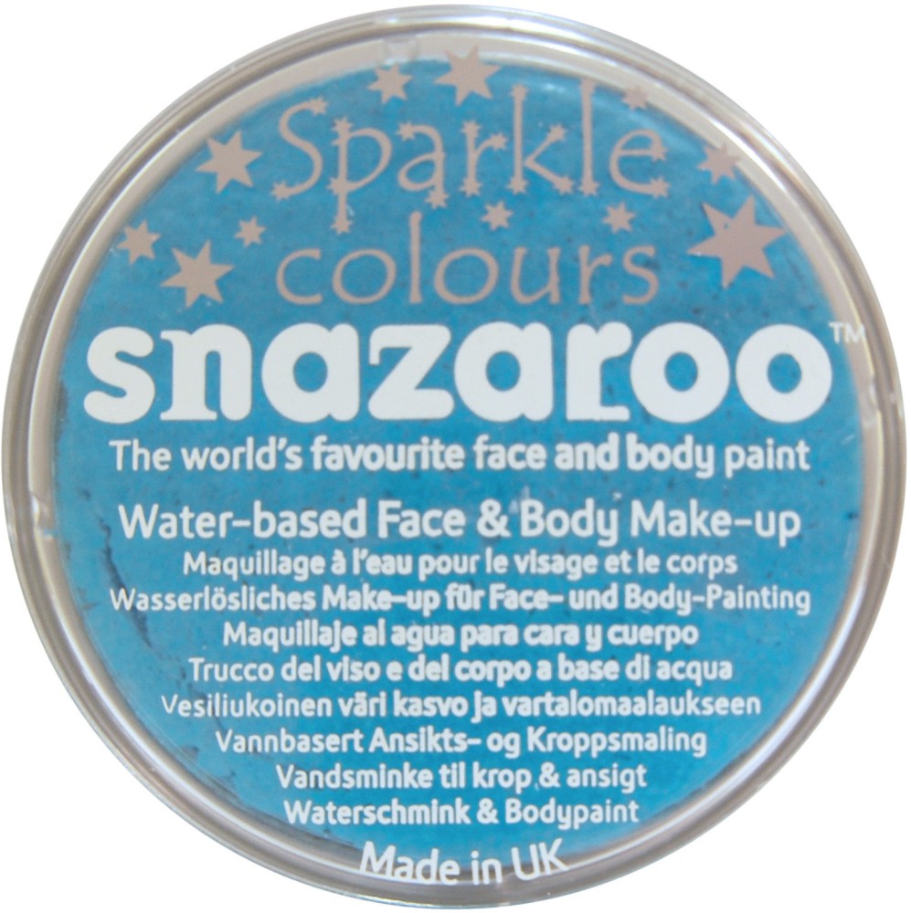 Боя за лице с блестящ ефект Snazaroo Боя за лице с блестящ ефект Snazaroo - 18 или 75 ml -