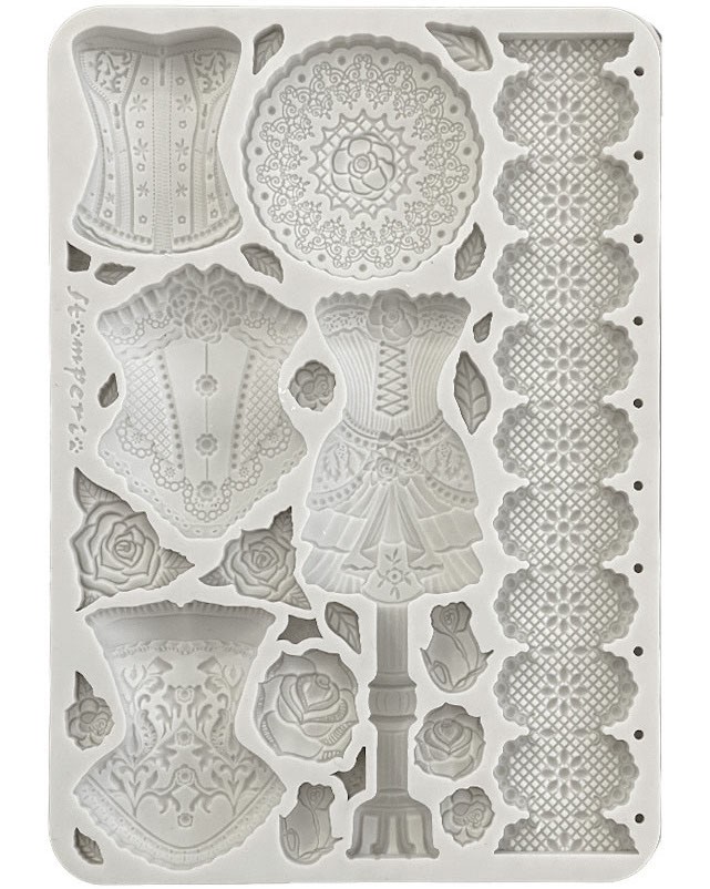  3D  Stamperia -    - 10.5 x 14.8 cm   Old lace - 
