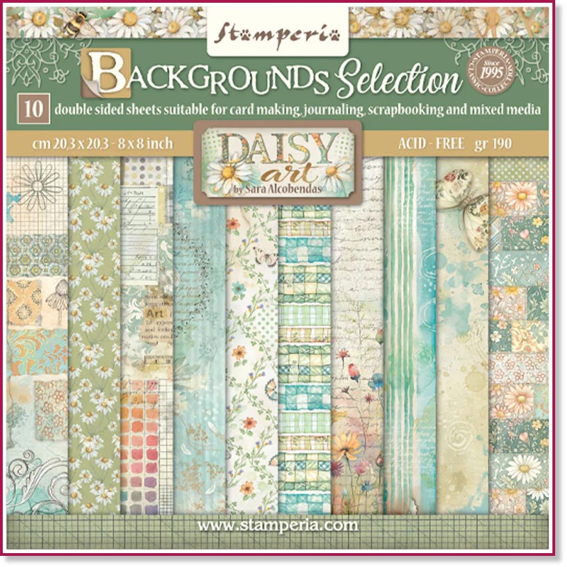 ������ �� ����������� Stamperia - 10 ����� �� ���������� Daisy Art - 