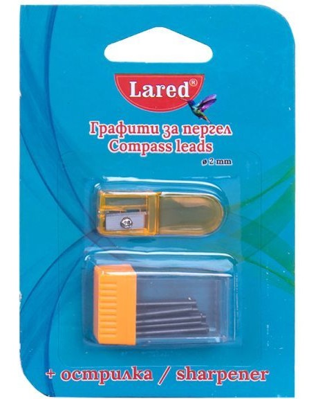 Графити за пергел Lared Графити за пергел Lared - 12 броя с диаметър ∅ 0.2 cm и острилка -