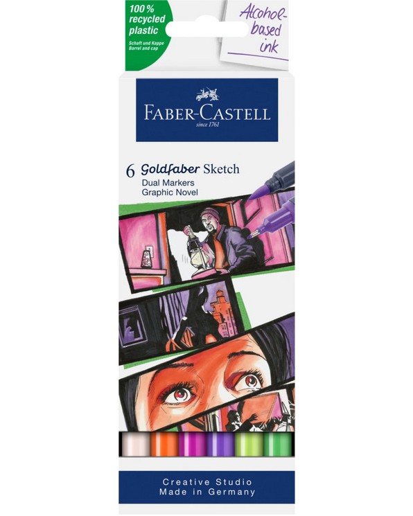 �������� ������� Faber-Castell Sketch Graphic Novel - 6 ����� �� ������� Goldfaber - 