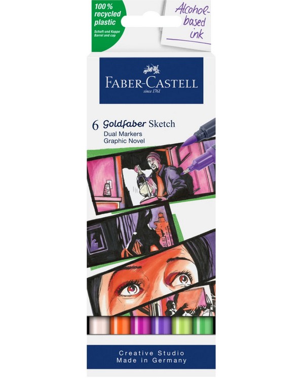   Faber-Castell Sketch Graphic Novel - 6    Goldfaber - 