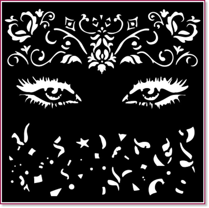  Stamperia -  - 12 x 12 cm   Masquerade - 