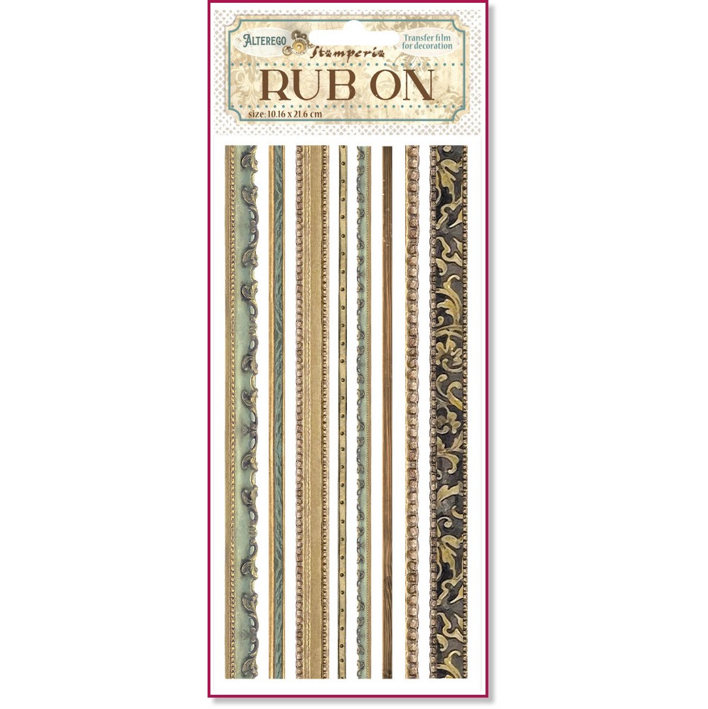    Stamperia -  - 10.16 x 21.6 cm   Alterego - 