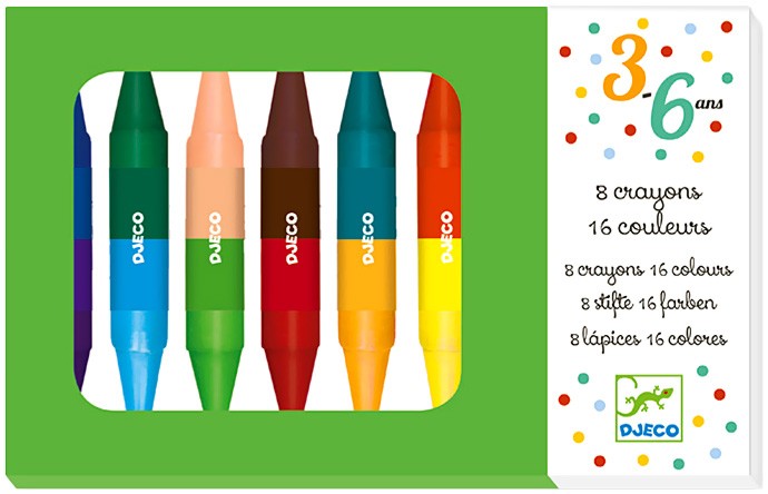 ���������� ������� ������� Djeco - 8 ���� � 16 ����� - 