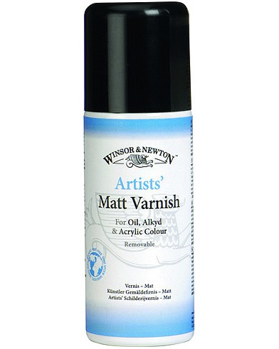 Лак-спрей с матов ефект за масло и акрил Winsor & Newton Лак-спрей с матов ефект за масло и акрил Winsor & Newton - 150 или 400 ml от серията Artists' -
