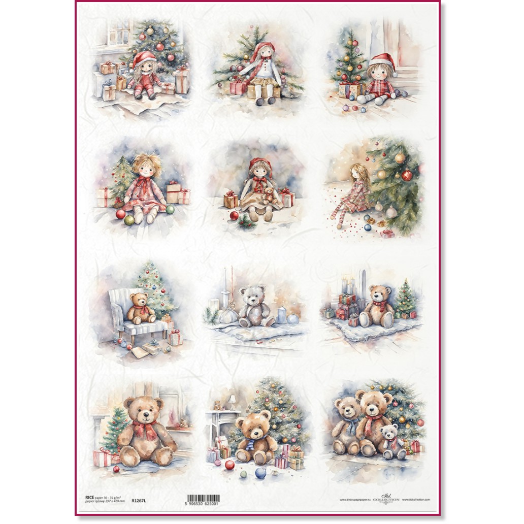 Декупажна хартия ITD Collection - Играчки Декупажна хартия ITD Collection - Играчки - A3 -