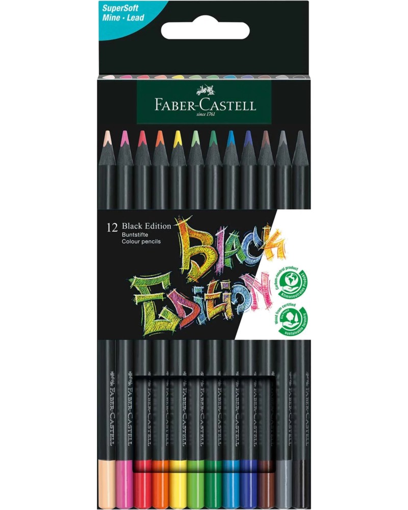  Faber-Castell - 12, 24  36    Black Edition - 