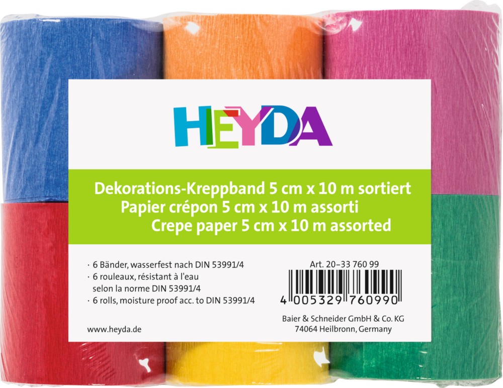 �������� �� ���� ������ Heyda - 6 ����, 5 x 1000 cm - 