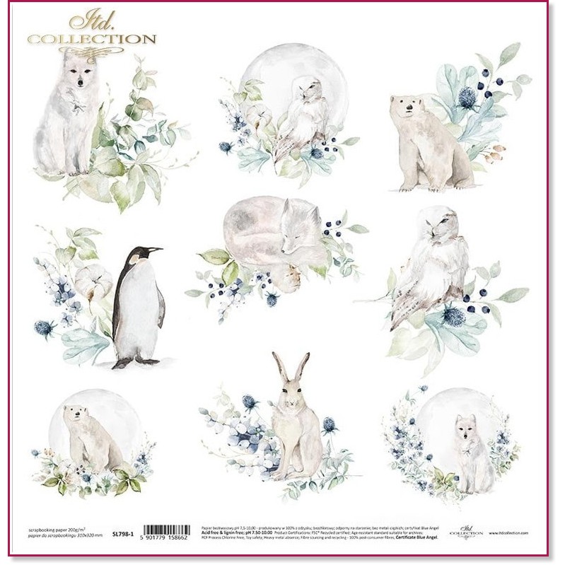 ������ �� ����������� ITD Collection - ����� ������� - 31 x 32 cm - 